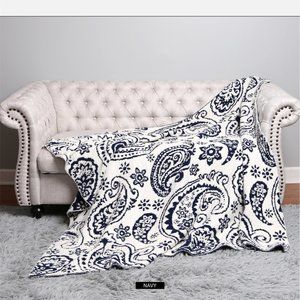 P/S\ Paisley Luxury Soft Throw Blanket·50x60·Super Soft Throw·